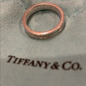 Tiffany & Co thin 1837 ring - size 6